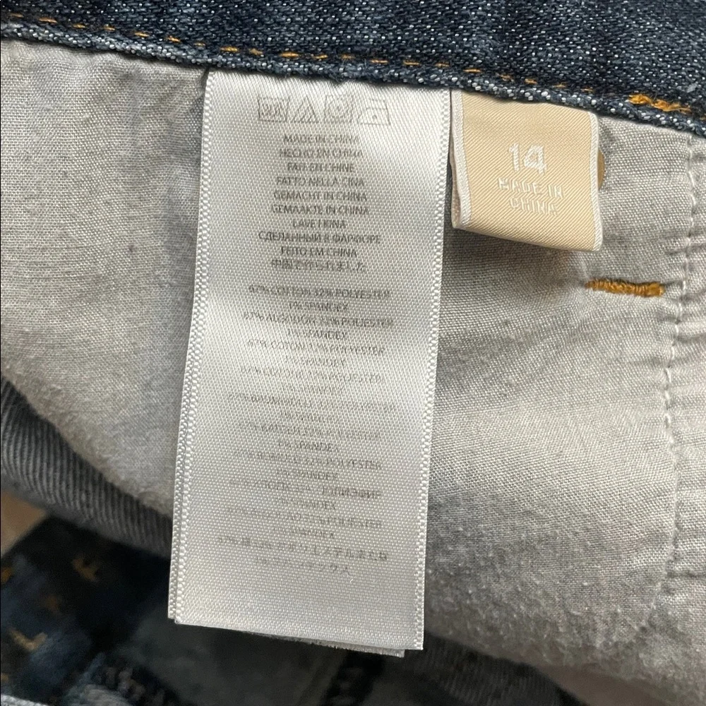 Michael Kors Dark Blue Bootcut Jeans